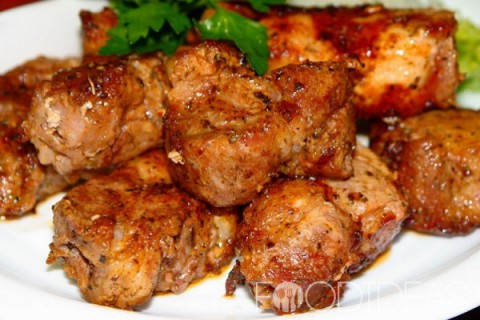 Шашлык из свинины в кефире