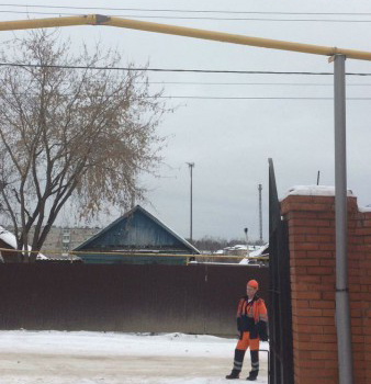 КамАЗ повредил газопровод