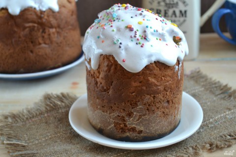 Кулич на сметане