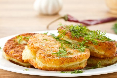 Зразы картофельные с курицей