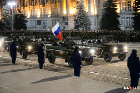 В Екатеринбурге пройдут репетиции парада Победы