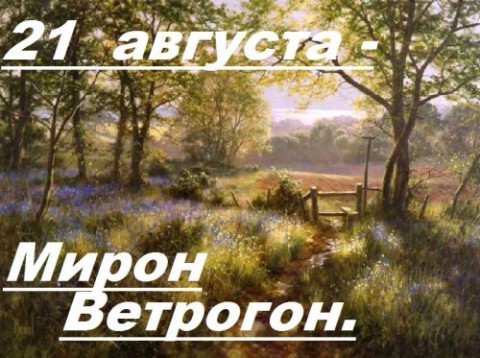 Народный календарь: ​Мирон Ветрогон