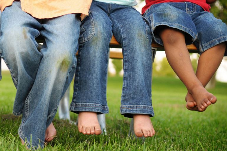 Как отстирать траву