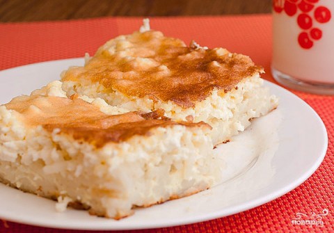 Бабка из макарон сладкая